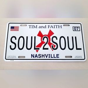 Tim McGraw/Faith Hill License Plate